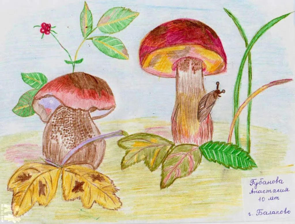Рисунок Осень карандашом