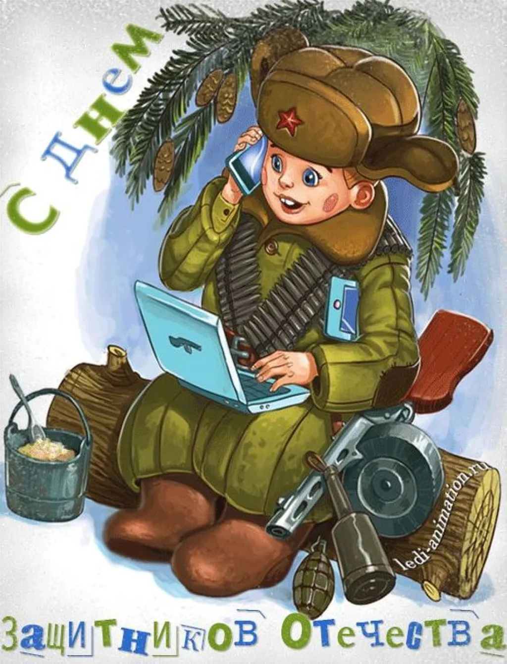 рисунки 23 февраля