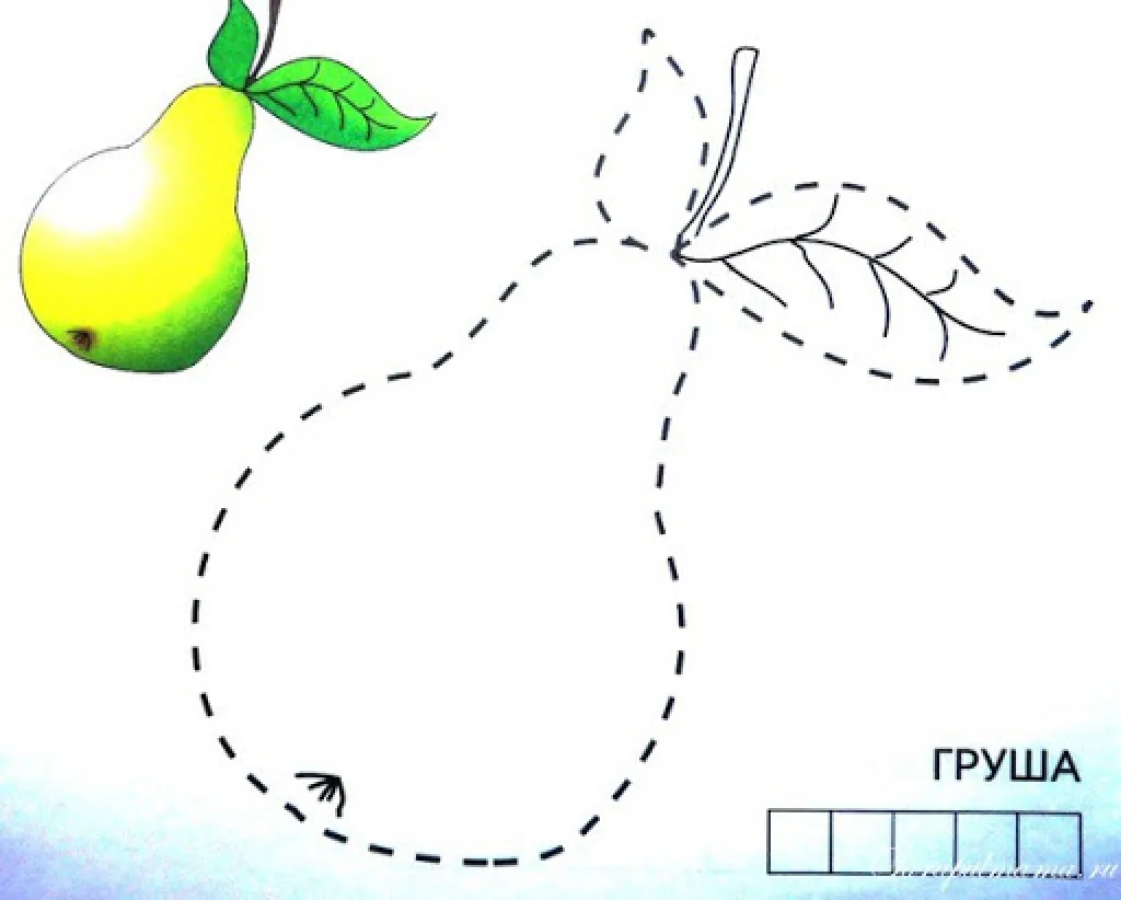 Рисунки по точкам 3 года
