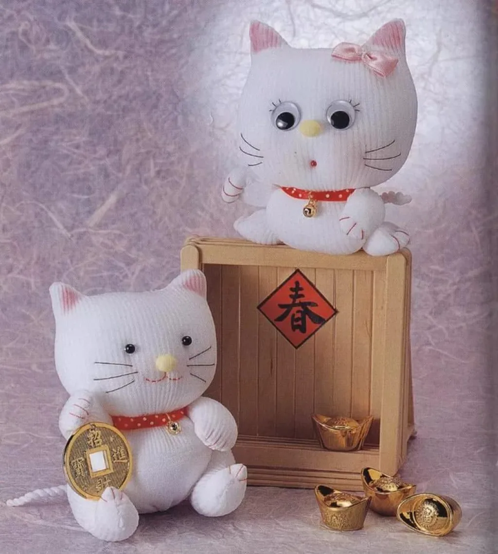 котик из носков своими руками