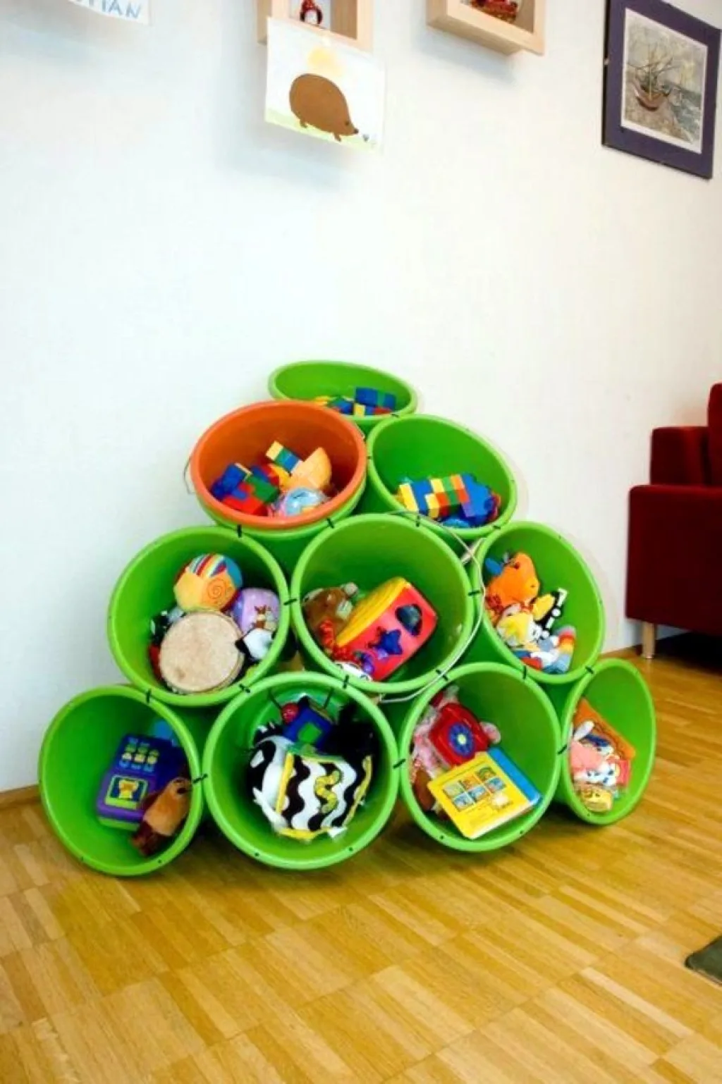 хранение игрушек в однокомнатной квартире
