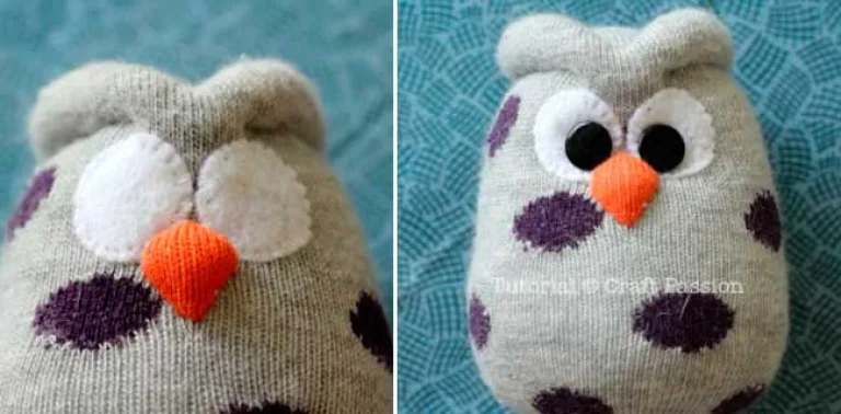 сова из носка  фото 5