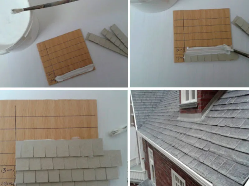 крыша для кукольного дома