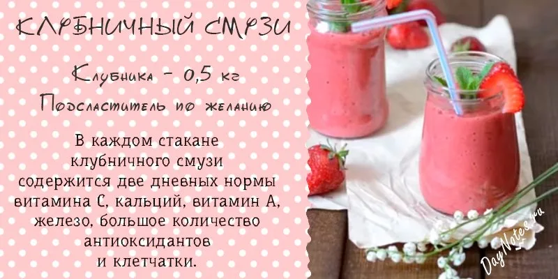 детокс рецепты смузи для похудения