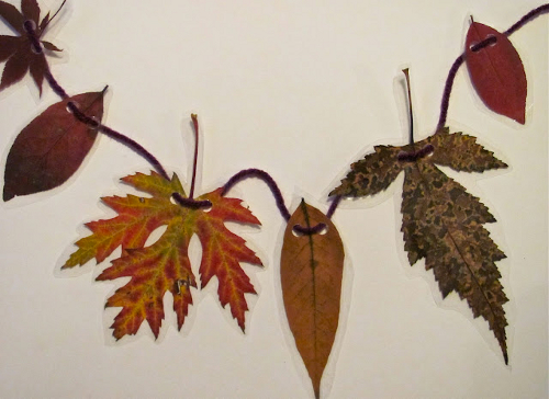 Как сделать поделки из осенних листьев, которые не испортяться
