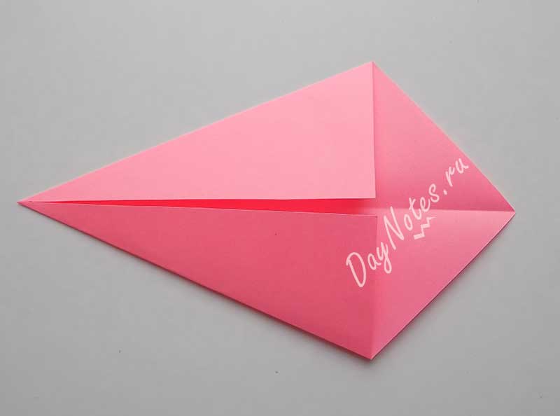 Оригами из бумаги свинка - простая схема. Модульная свинка.