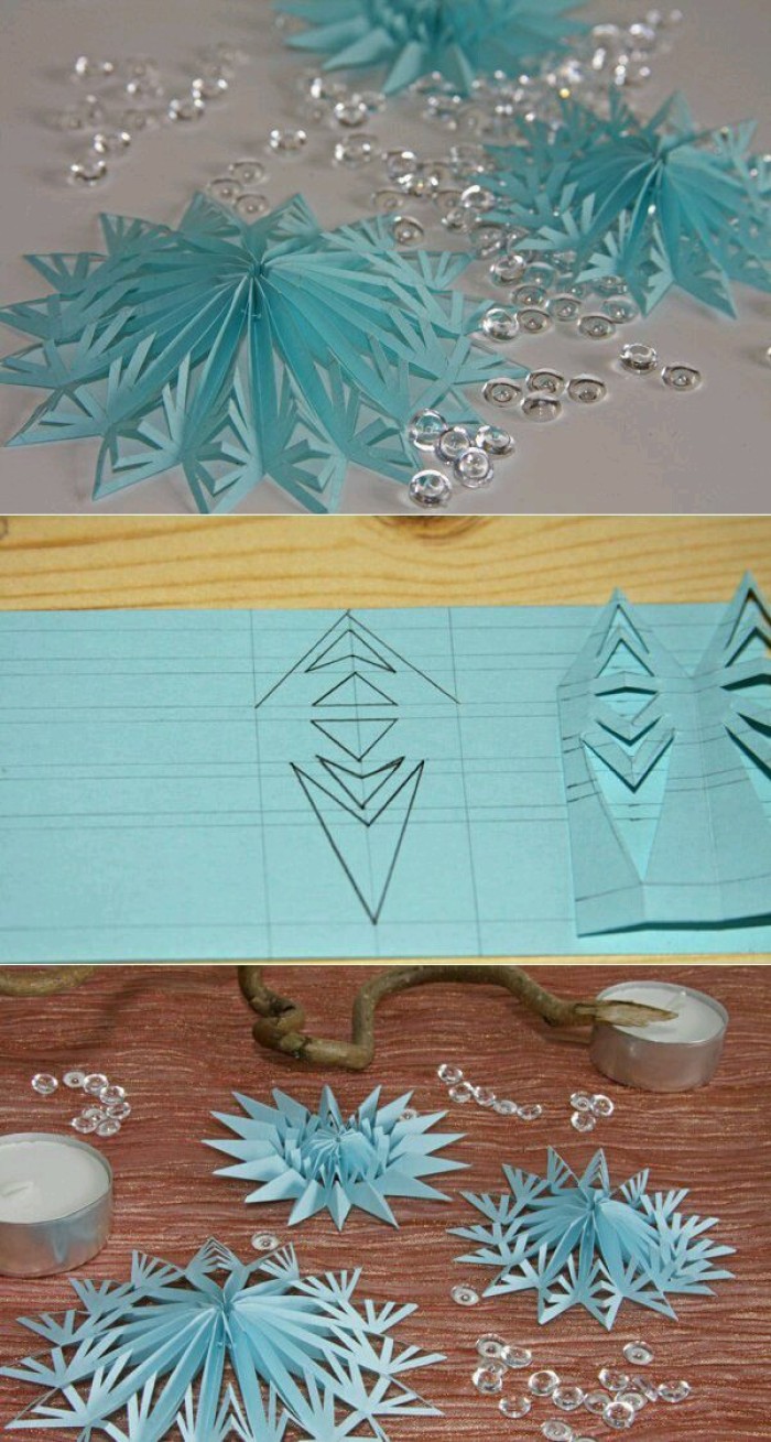 Как красиво вырезать снежинку из бумаги поэтапно