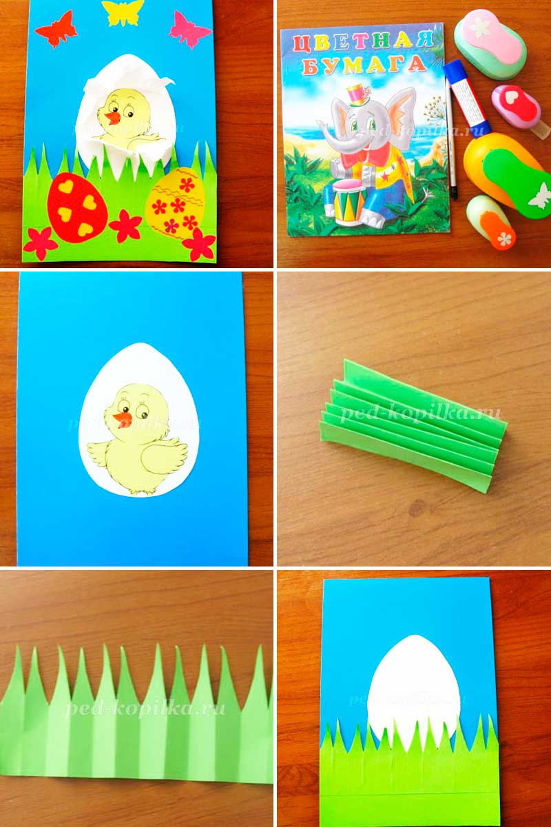 Мама для мам: Забавные детские поделки из бумаги с шаблонами к Пасхе