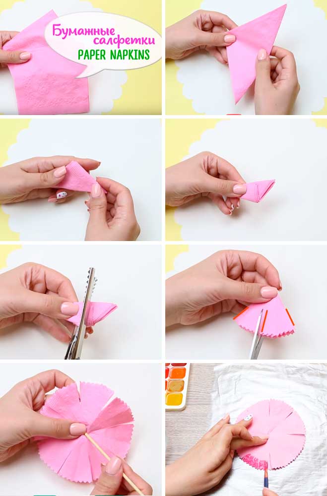 Как сделать гвоздики из бумаги