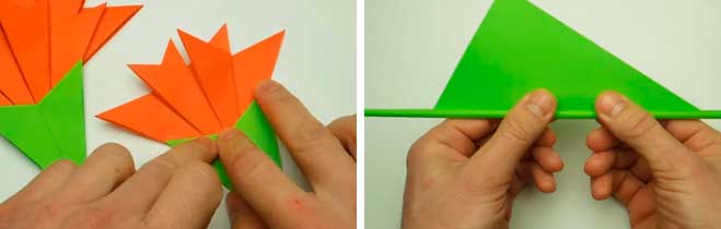 Гвоздика из бумаги своими руками для детей (схемы и шаблоны)