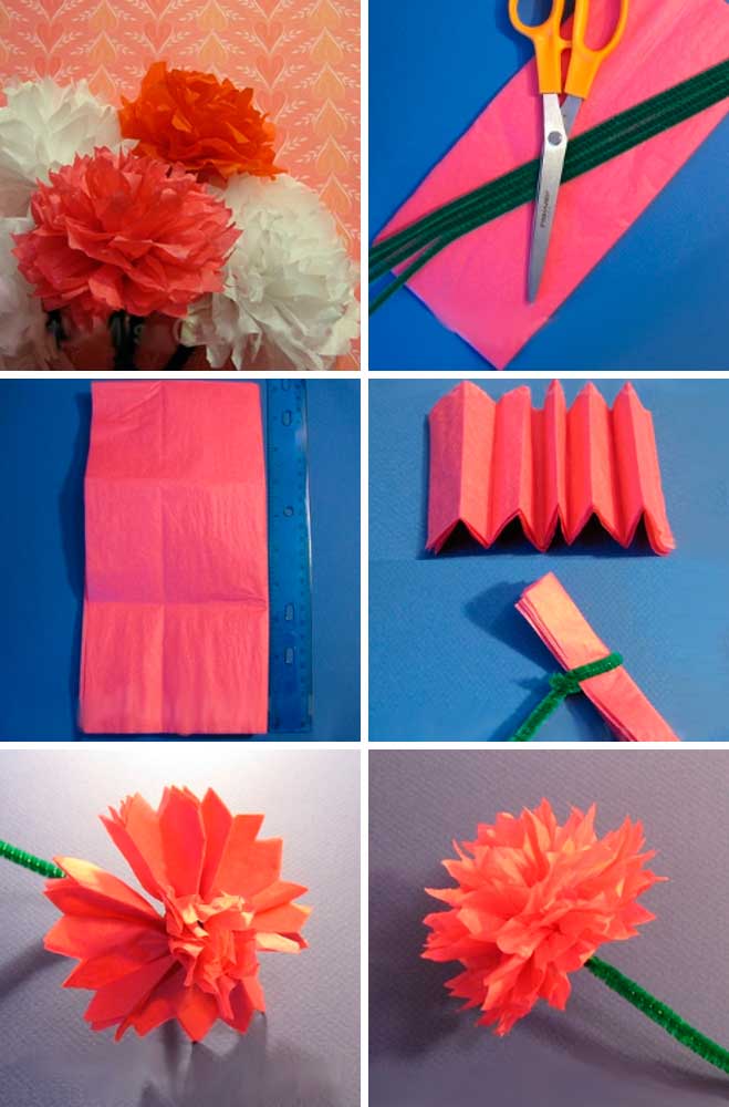 Супер-аппликации: букеты цветов из бумаги. 4 мастер-класса - Коробочка идей и мастер-классов