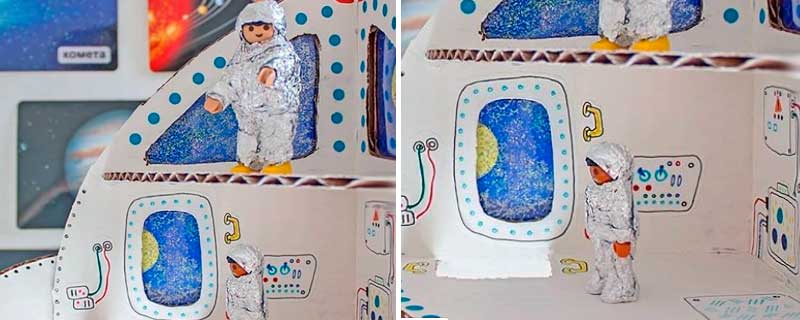 Поделки в детский сад на день космонавтики