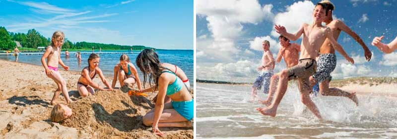 Игры на пляже для детей и взрослых + игры в лагере на море