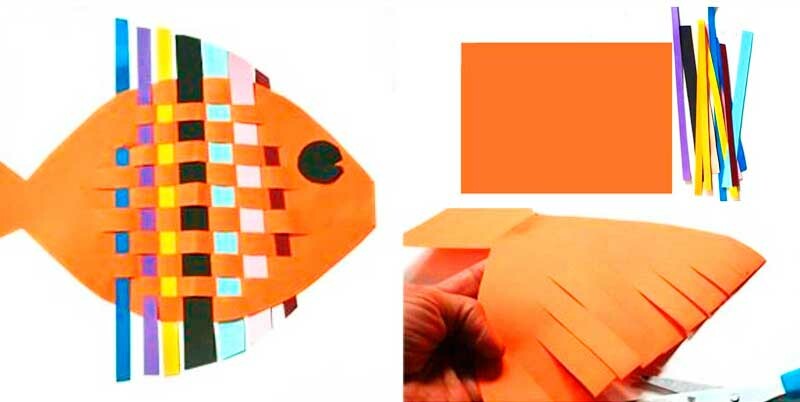 Как сделать рыбку из бумаги своими руками + шаблон рыбка для вырезания