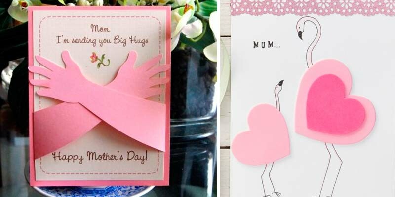 Открытка маме на день рождения своими руками: 30 идей от дочки и сына
