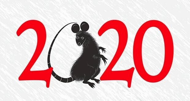 Трафареты мыши (крысы) для вырезания на новый год 2020