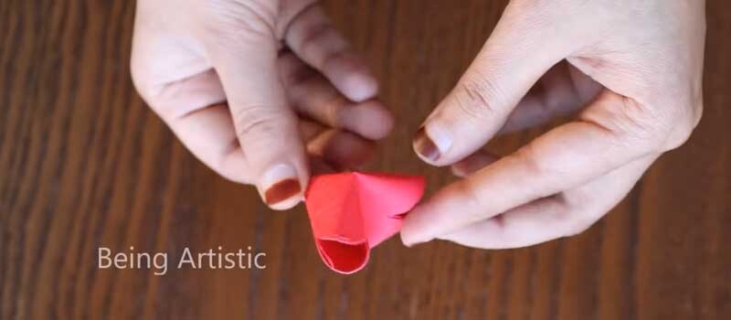 Сердце своими руками из бумаги на день Святого Валентина (14 февраля)