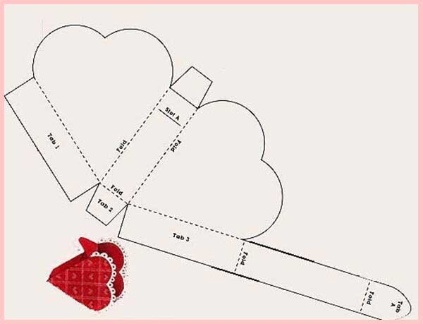 Сердце своими руками из бумаги на день Святого Валентина (14 февраля)