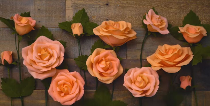 Розы из гофрированной бумаги своими руками: 6 мастер классов