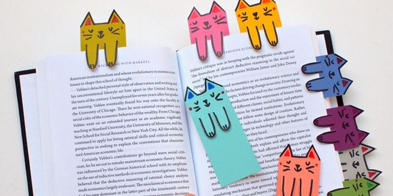 Закладки для книг своими руками из бумаги для детей 